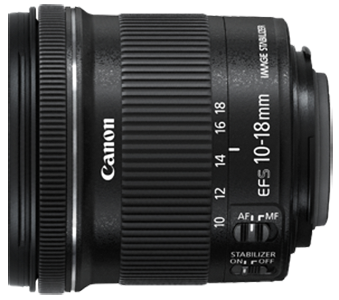 Canon EF-S 10-18mm f/4.5-5.6 IS STM